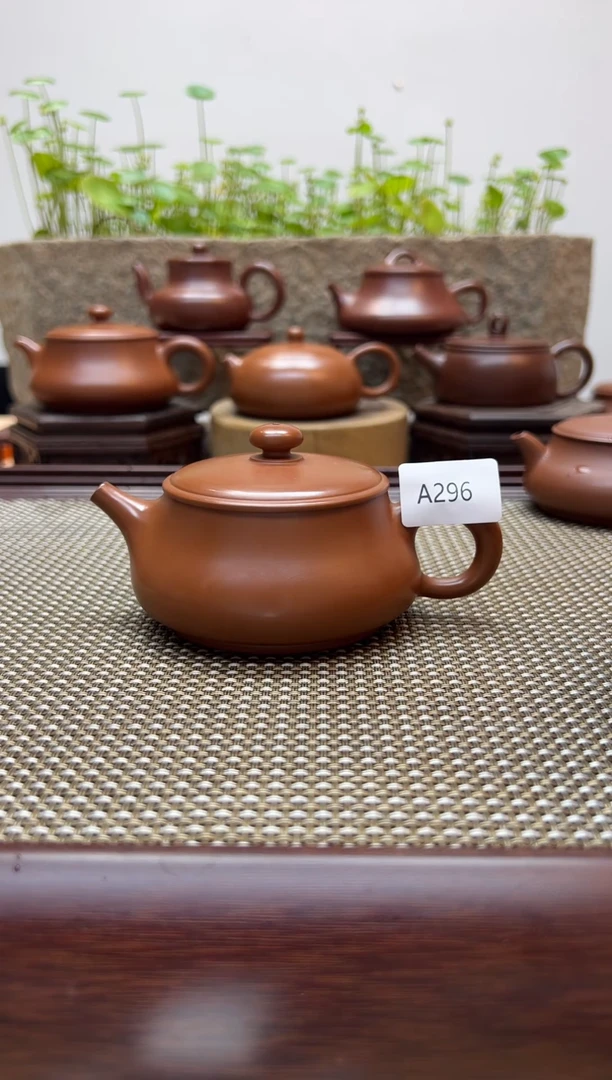 【闪购商品】朱泥茶壶原矿原料全手工A296 150cc