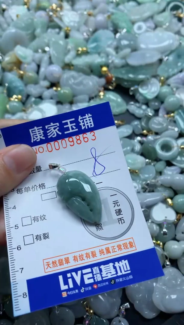 颈饰未镶嵌翡翠9863