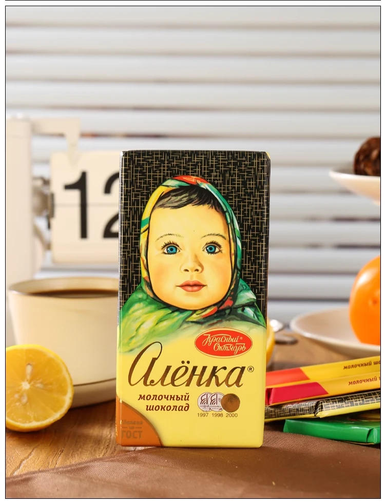 Alenka/爱莲巧【临期特价】俄罗斯进口大头娃娃纯可可脂巧克力