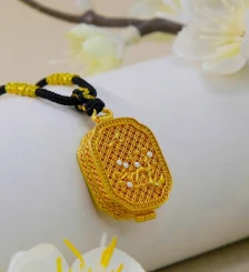 银镀金花丝香囊