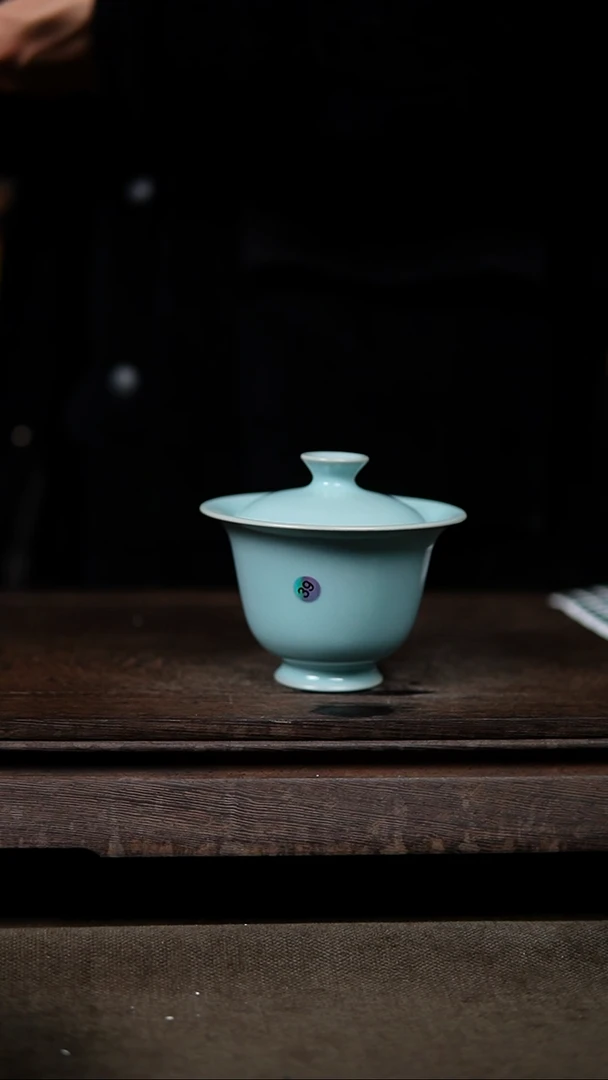 【闪购商品】杯仿古宋臻纯手工卷足两才元宝盖碗39