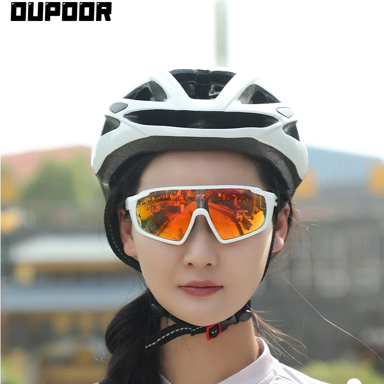 近视骑行眼镜一体式定制度数运动登山跑步自行车防风护目镜