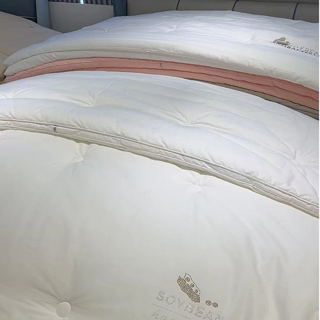 新品高档（金丝豆）立体宽边超暖亲肤冬被！