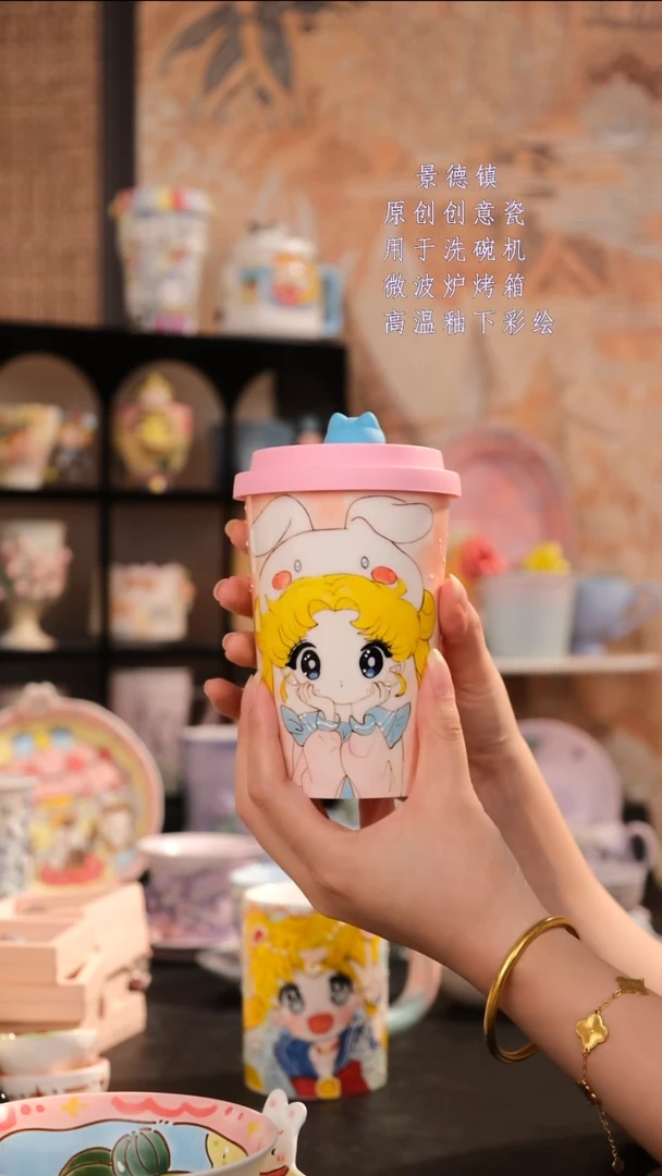 摆件旺的可以陶瓷设计师款