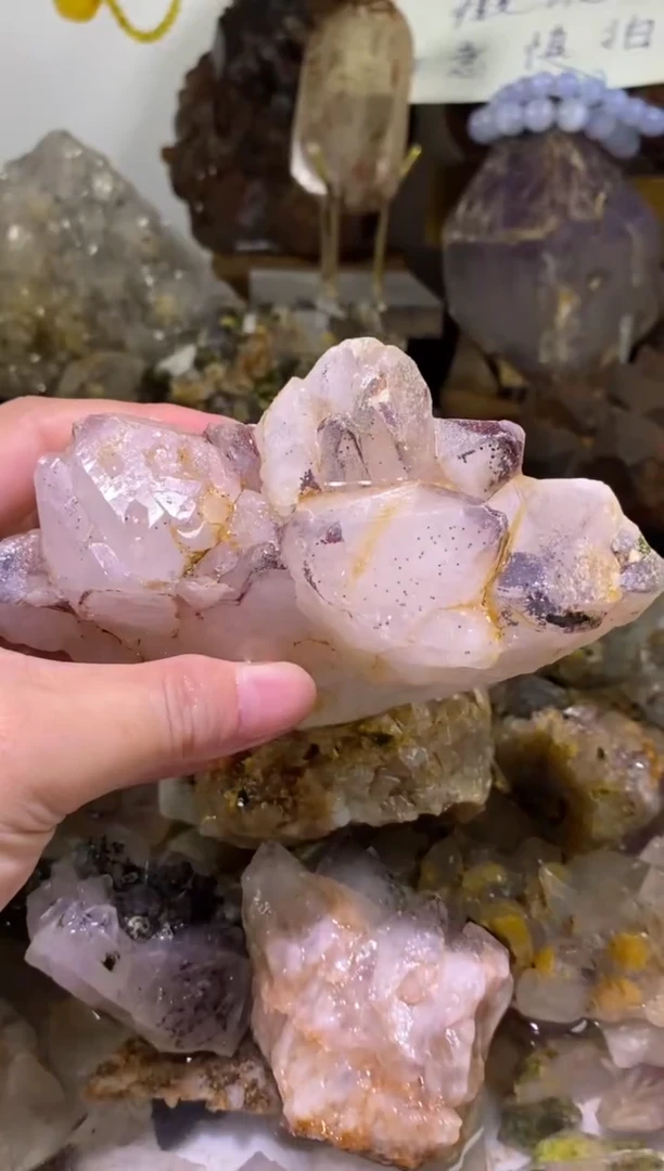 未镶嵌珠宝半成品水晶39号650g四川超七花园水晶