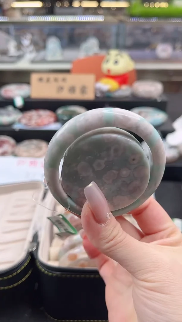 未镶嵌手镯石英质玉尘*丷圈口（赠品镯心）