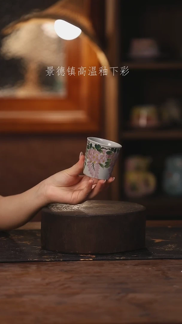 陶瓷景德镇高温釉下手绘陶瓷229
