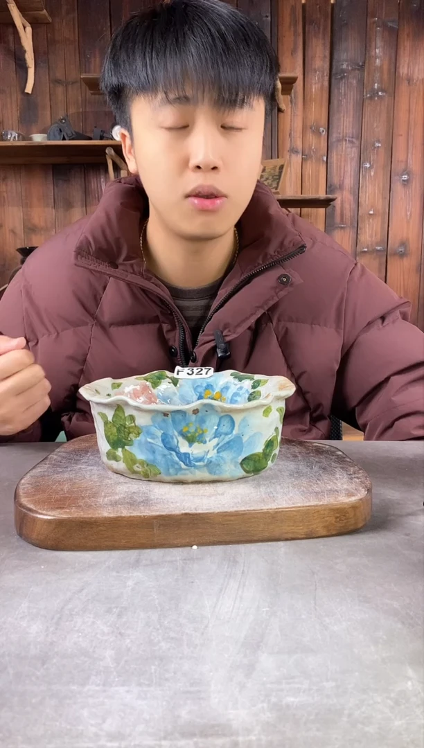【闪购商品】碗327，手工手绘，新年快乐！