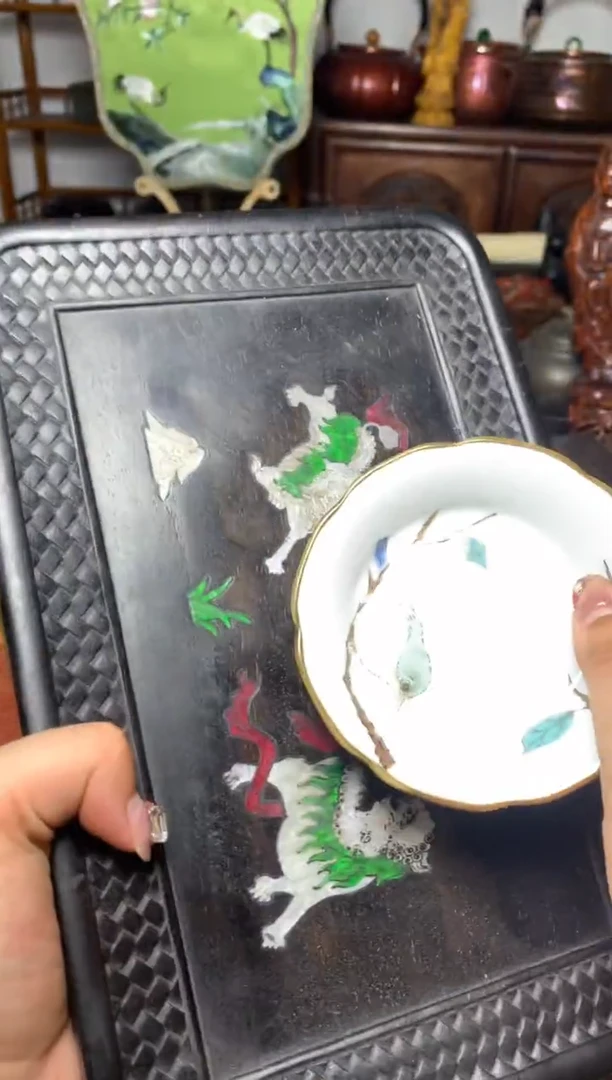 紫砂盖碗瓷器默认微瑕瓷器