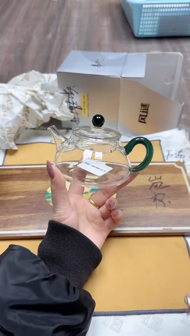 【闪购商品】其他风谜墨绿色喜乐壶