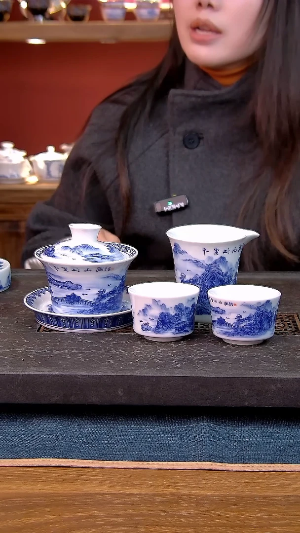 简装家用款4件套 白瓷陶瓷茶具