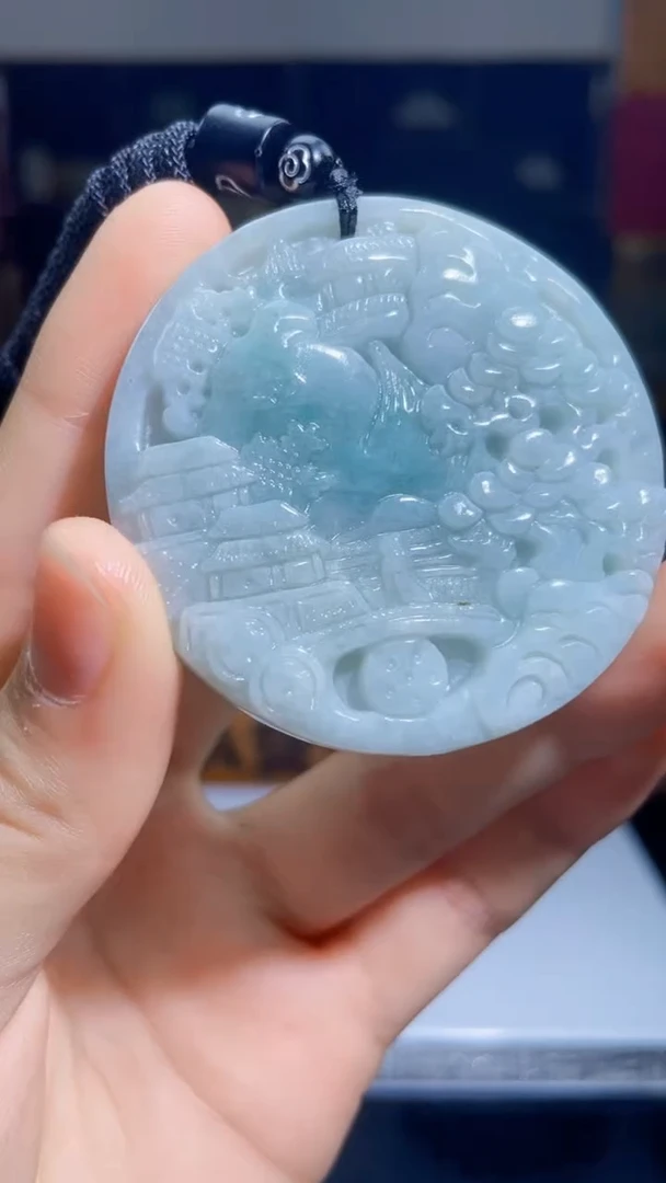 翡翠未镶嵌吊坠(不含链)S63