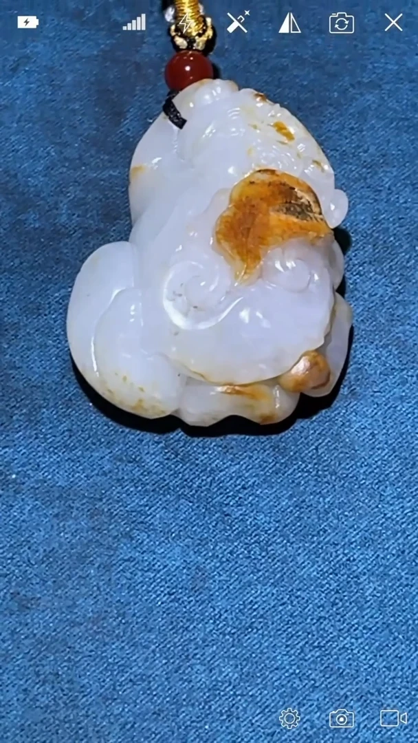 未镶嵌和田玉把件WZ   小老虎