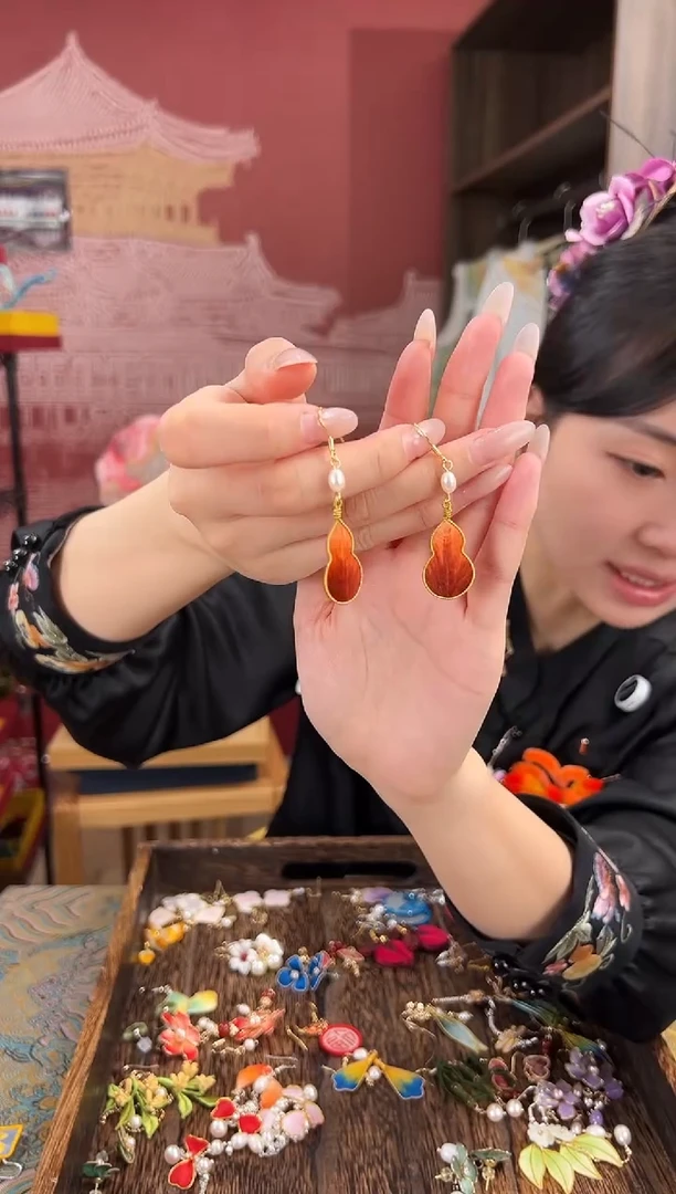 【闪购商品】刺绣苏绣世家非遗手工（耳环）