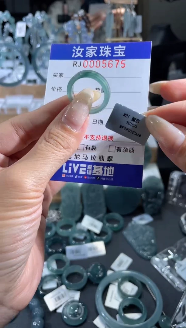 未镶嵌挂件翡翠5675