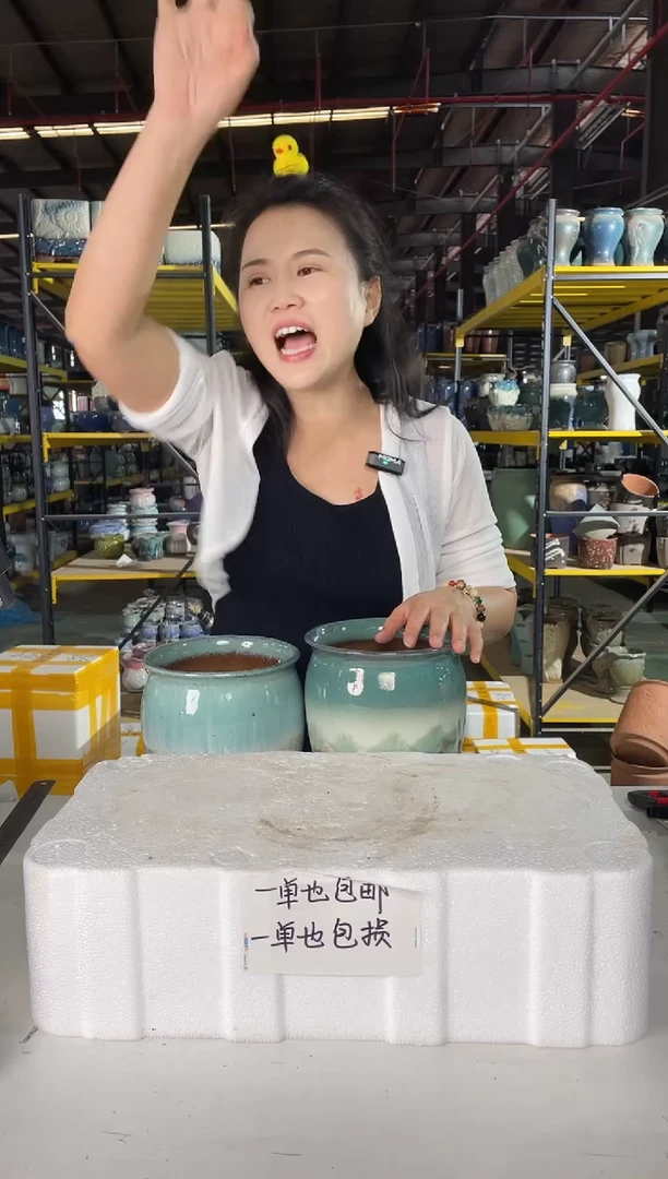 宜兴紫砂粗陶花盆盆10*12