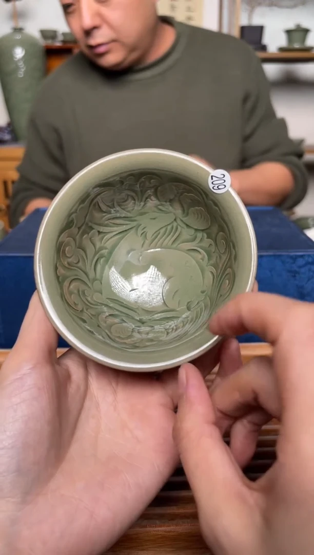 【闪购商品】其他209王晓娜灵芝卧鹿斗笠盏