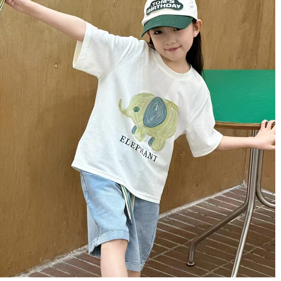 26880高端专享老林家夏季天花板女宝短袖米白（B）