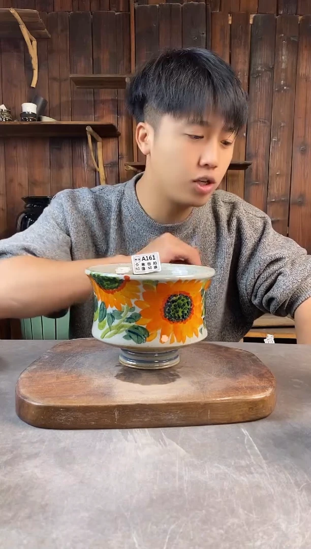 碗161瑕，手工手绘，超值陶瓷！