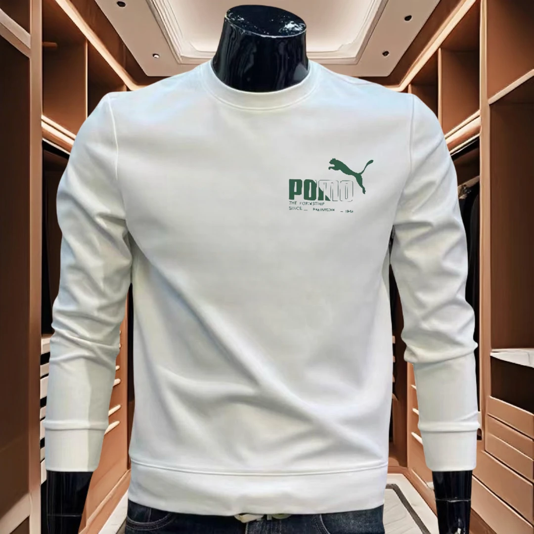 重磅潮牌男士卫衣时尚百搭休闲百搭套头圆领长袖秋冬宽松卫衣男装