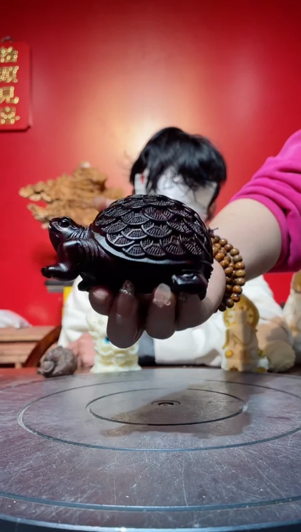 【闪购商品】风车木（黑檀木）其他(直播推荐)     大乌龟一个