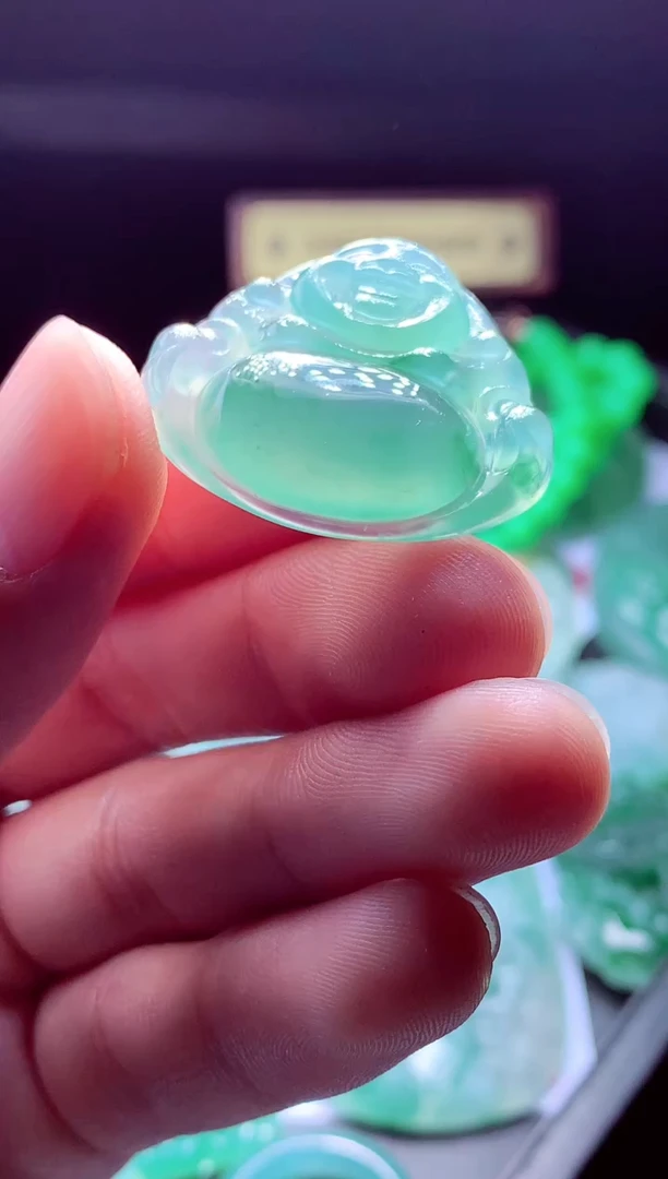 未镶嵌定制翡翠彭*#翡翠毛货定制