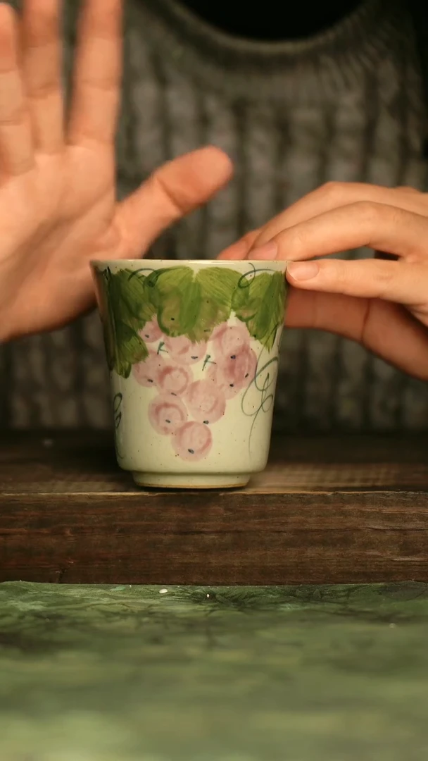 瓷器青诗集手工手绘瓷器
