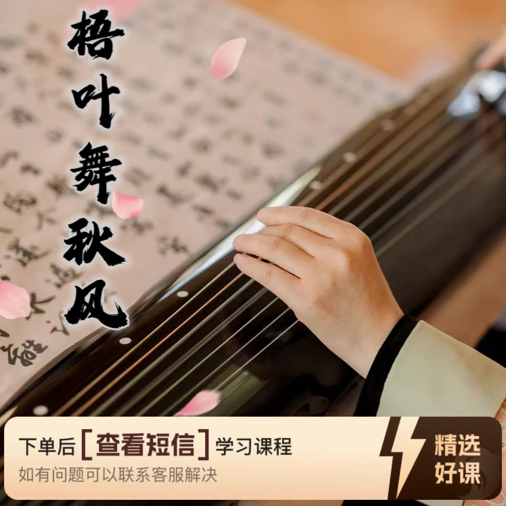 《梧叶舞秋风》孟老师  古琴曲（留意短信解锁课程）