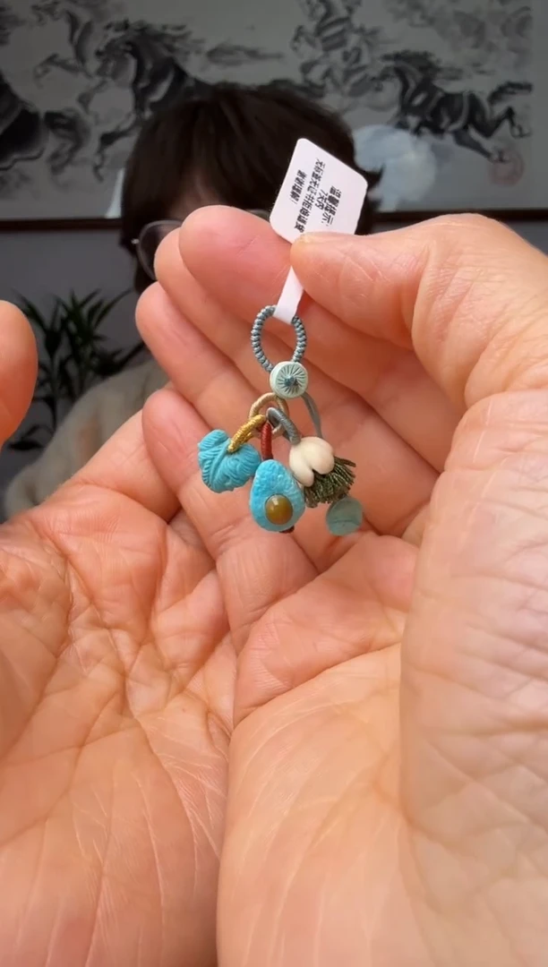 【闪购商品】绿松石提溜未镶嵌时尚百搭A1395