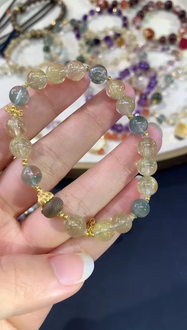 18K金镶嵌手串水晶Q26|多样性发其一|1999