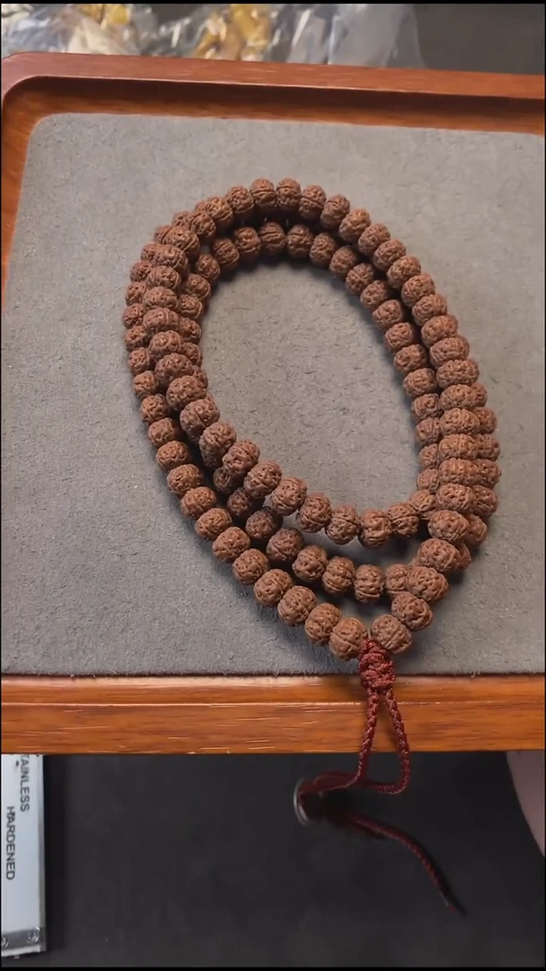 吊坠金刚菩提定制款纯血老树王小金刚菩提108长串（8mm+)