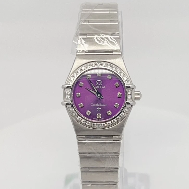 99新 Omega/欧米茄  星座石英腕表22.5mm后钻/公价85999/wh9855