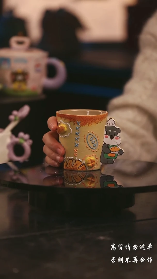 陶瓷景德镇可爱设计师款陶瓷