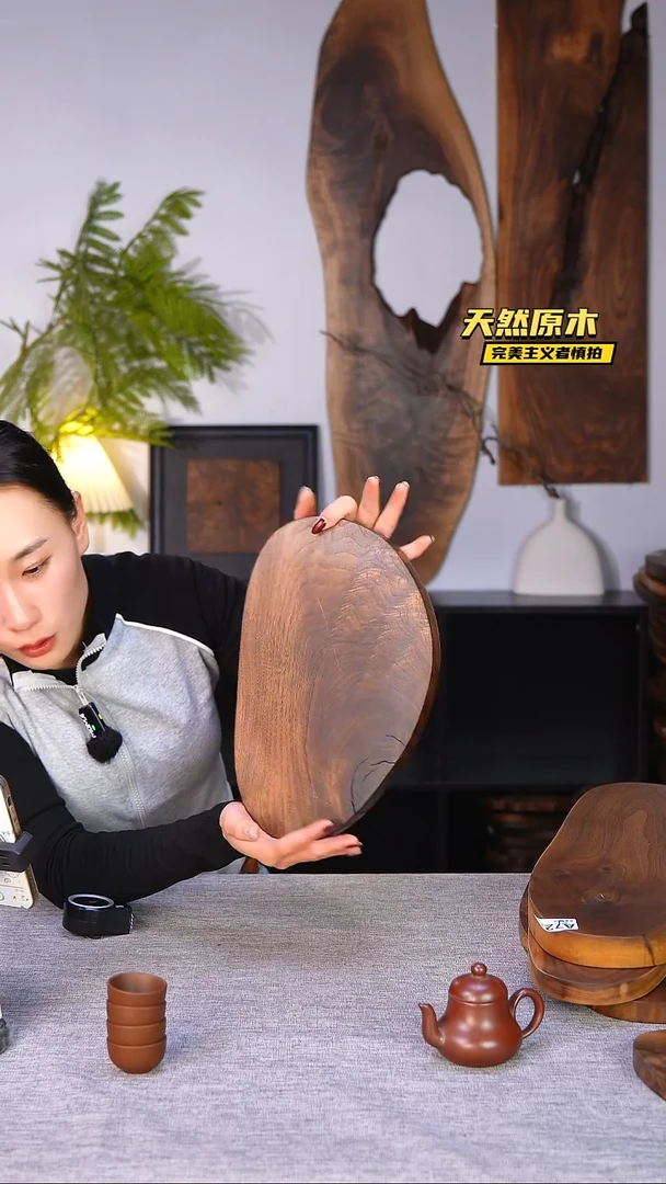 木北美黑胡桃原木.干裂疤结不属于商品质量问题完美主义者慎拍