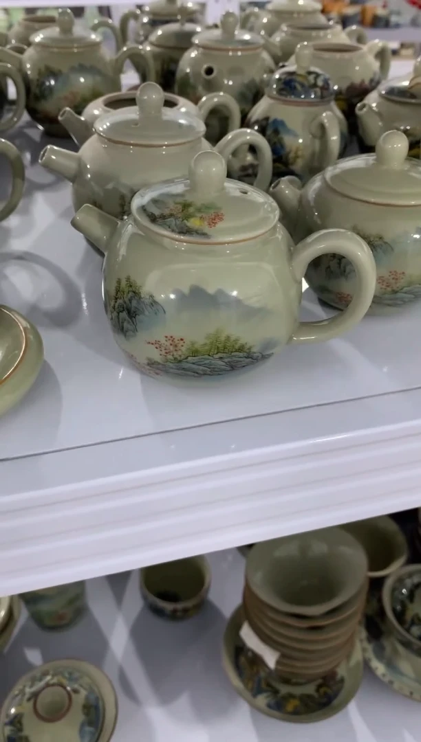 【清！一件不留】汝窑、茶壶盖碗茶杯主人杯微矿点