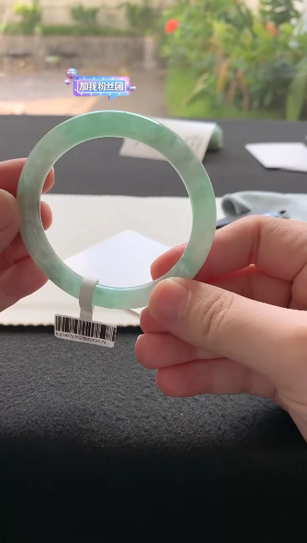 未镶嵌手镯翡翠55圆条Y3479买断