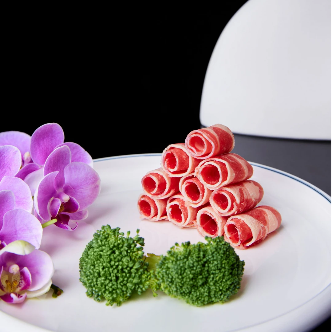 澳洲安格斯谷饲原切肥牛卷牛肉卷200g/盒，两份起售