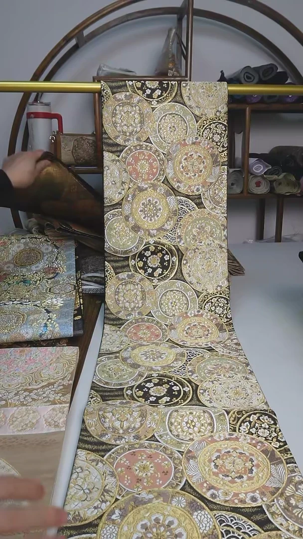 【闪购商品】织绣西阵织六通宝相花