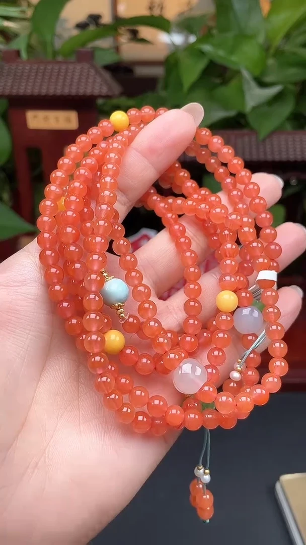 颈饰未镶嵌南红玛瑙项链TN45多样性发其一