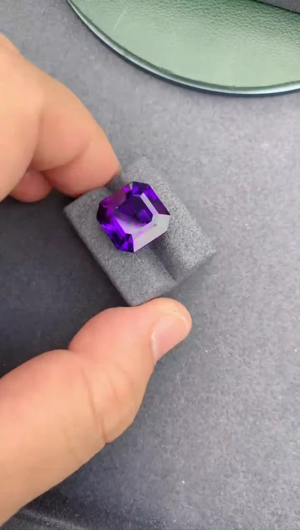 未镶嵌珠宝半成品紫晶11ct 紫水晶