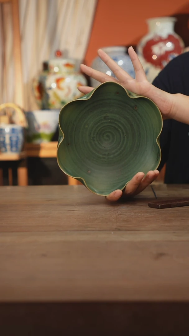 现代景德镇设计师釉下手绘陶瓷餐具
