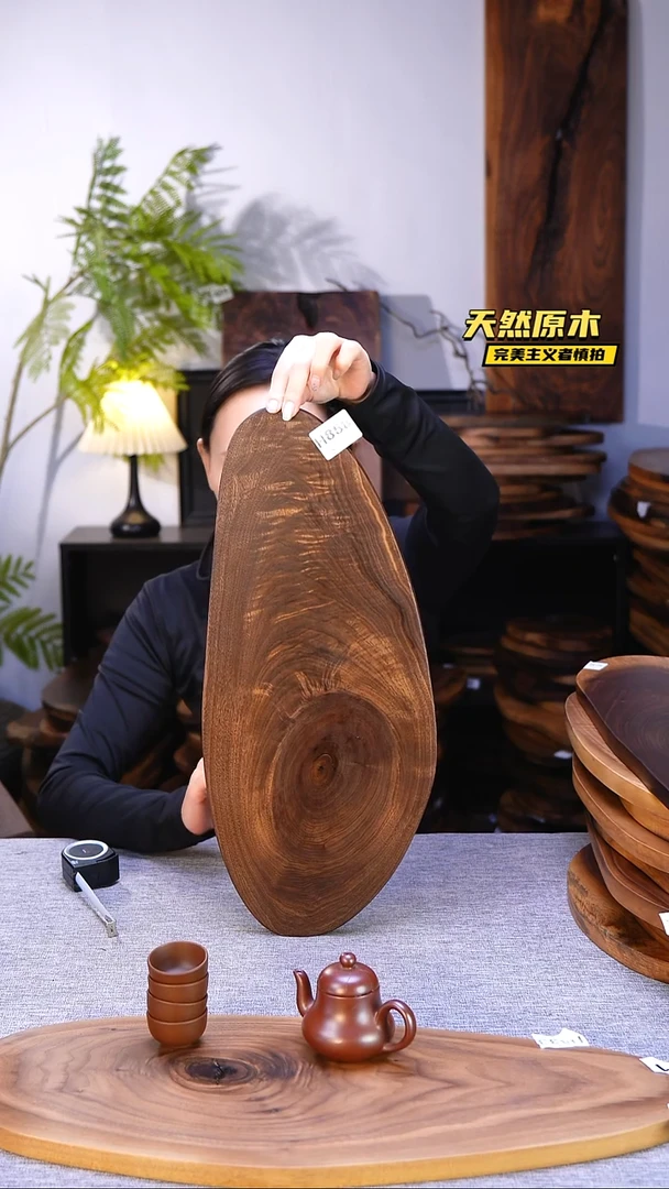木北美黑胡桃原木.干裂疤结不属于商品质量问题完美主义者慎拍
