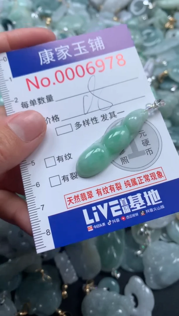 颈饰未镶嵌翡翠6978