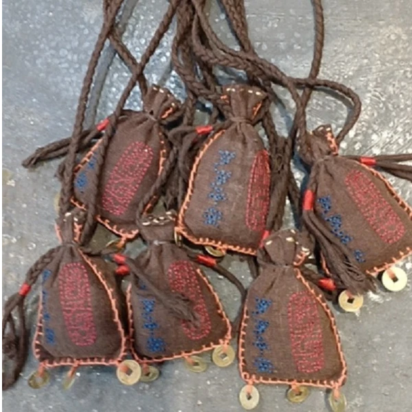 非金属布艺项链 HY    岁岁平安香包项链