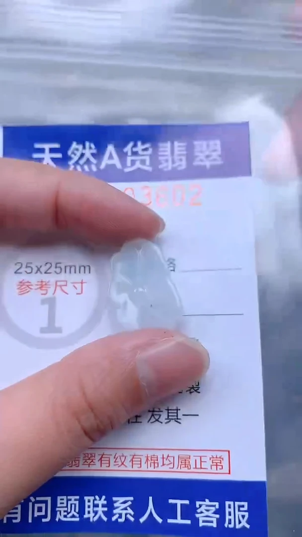 翡翠未镶嵌吊坠(不含链)1