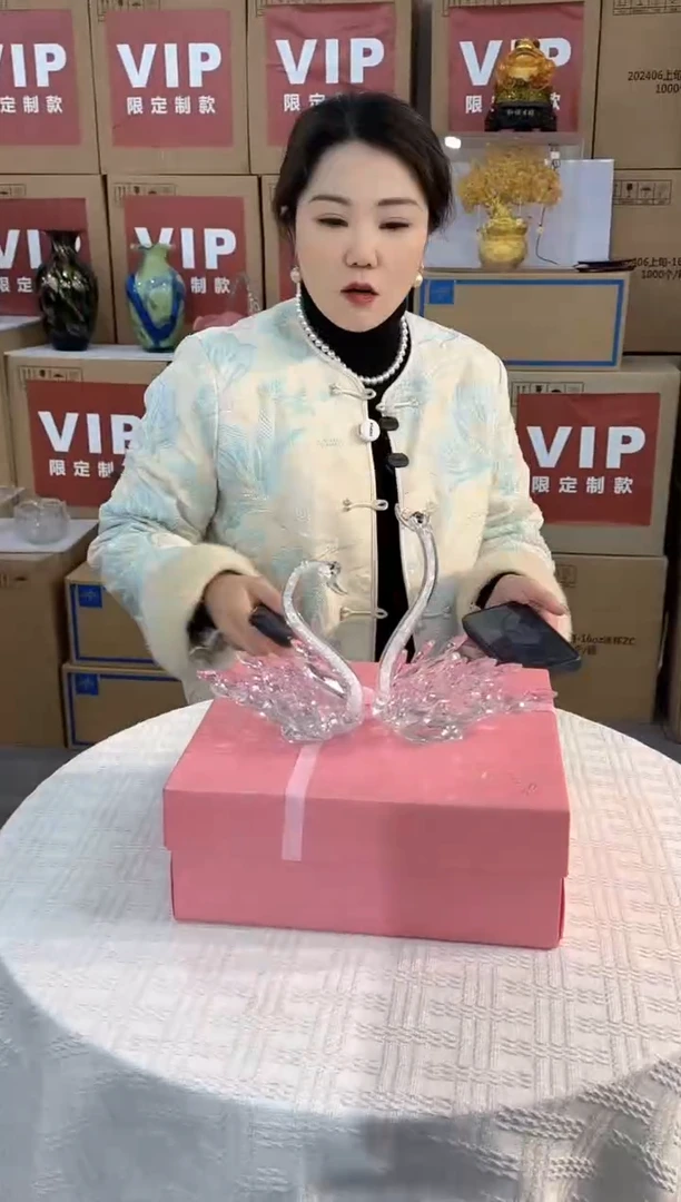 【闪购商品】琉璃椿野花瓶花器早u-5