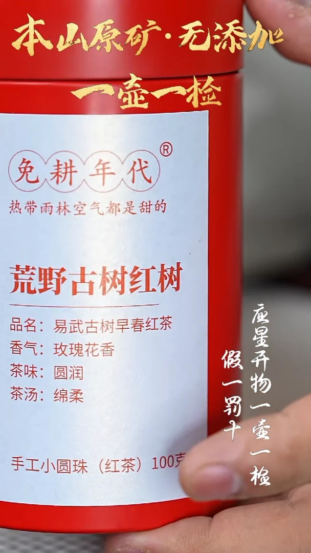 【闪购商品】紫砂茶壶荒野 古树红茶 100g