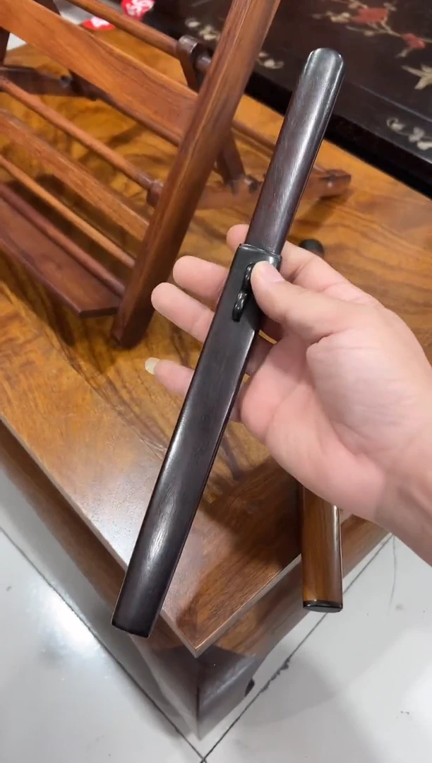 紫檀裁纸小木刀1