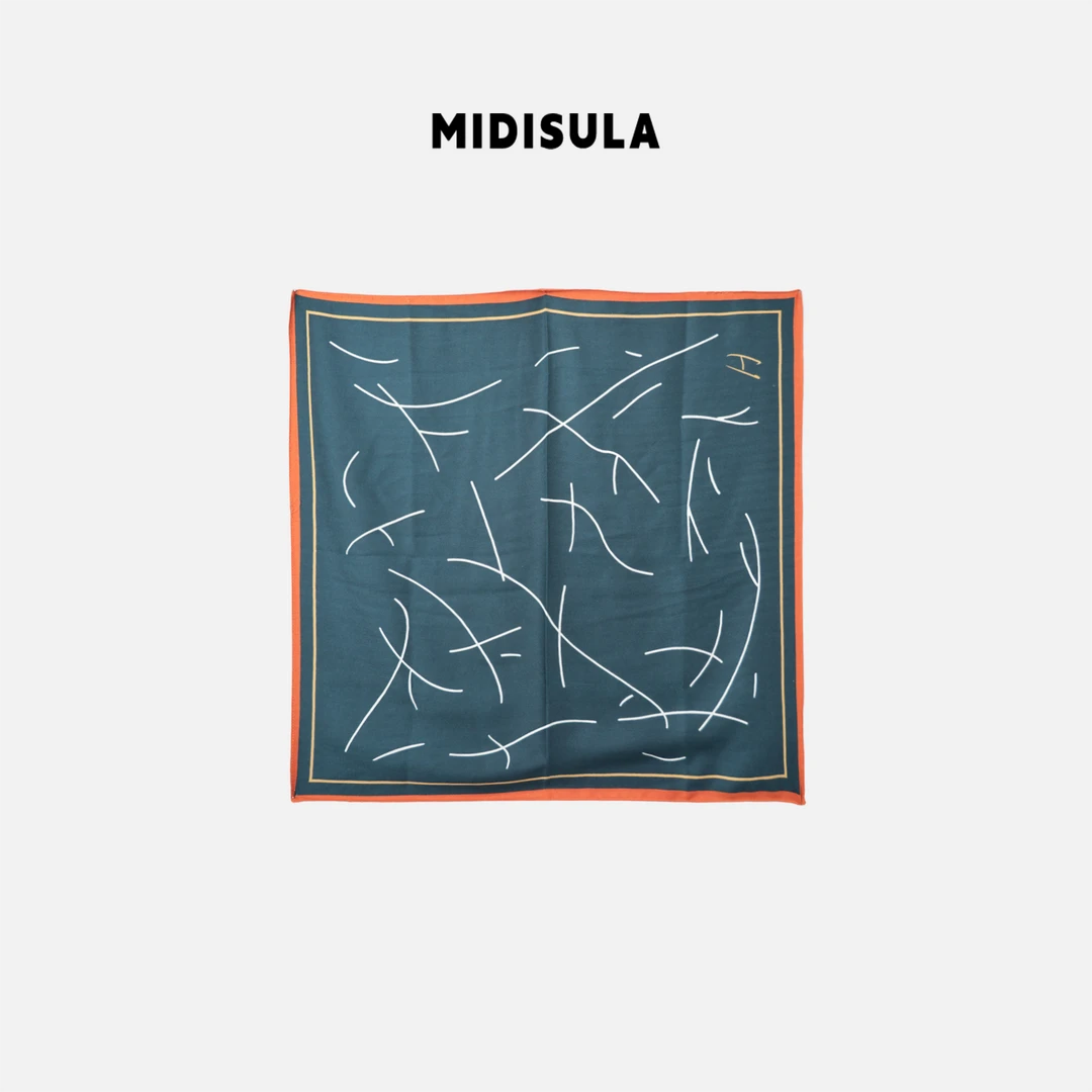 阿玉家&春秋新款简约时尚动物斜纹女丝巾装饰防晒方块丝巾#0828