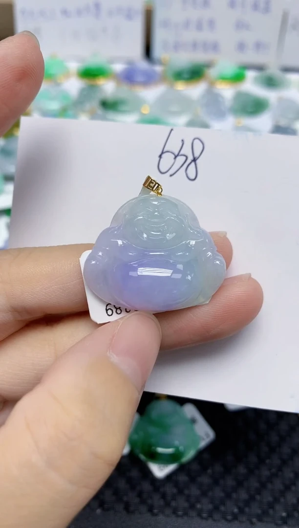 翡翠未镶嵌颈饰天然缅甸翡翠A货